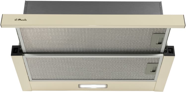 Вытяжка кухонная 50 см, Встраиваемая, Мощный Мотор TurboJet 300 Вт., il Monte KH-SLIDING 6005