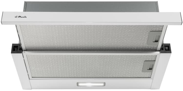 Вытяжка кухонная 50 см, Встраиваемая, Мощный Мотор TurboJet 300 Вт., il Monte KH-SLIDING 6005